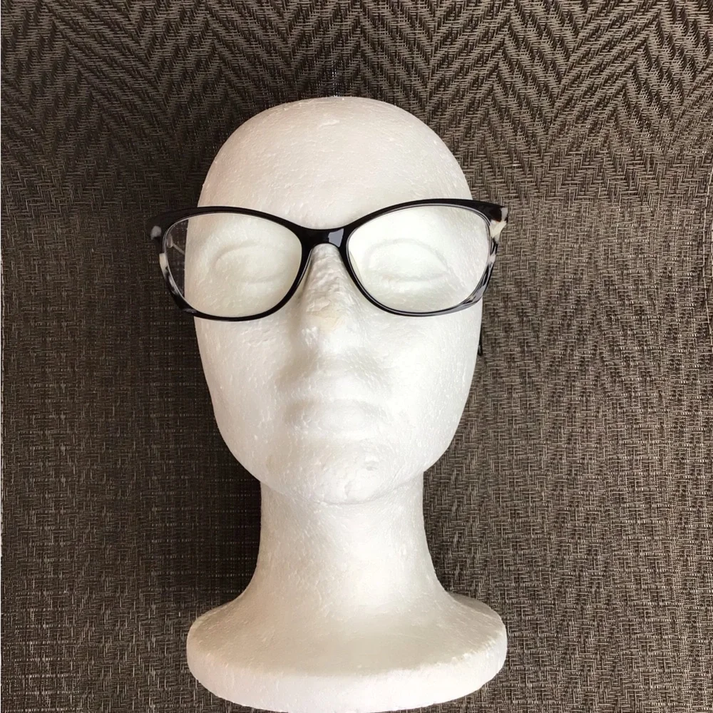Kirkland Signature Black/Gray Tortoise Oval Eyeglasses Frames